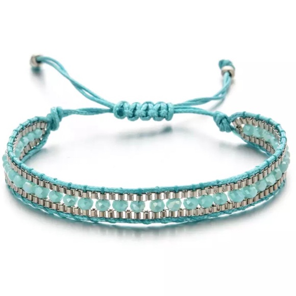 Jewelry - ⚡️2 for $15 Bohemian Weave Rope Crystal Bracelet